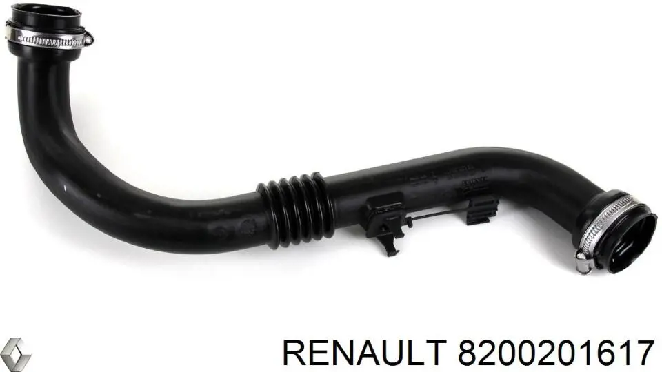 8200201617 Renault (RVI) Mangueira (cano derivado) direita de intercooler