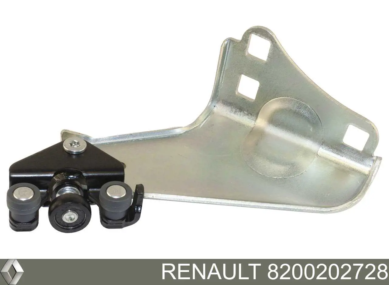 8200202728 Renault (RVI) rolo direito inferior da porta lateral (deslizante)