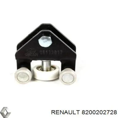 Ролик двери боковой (сдвижной) правый нижний 8200202728 Renault (RVI)