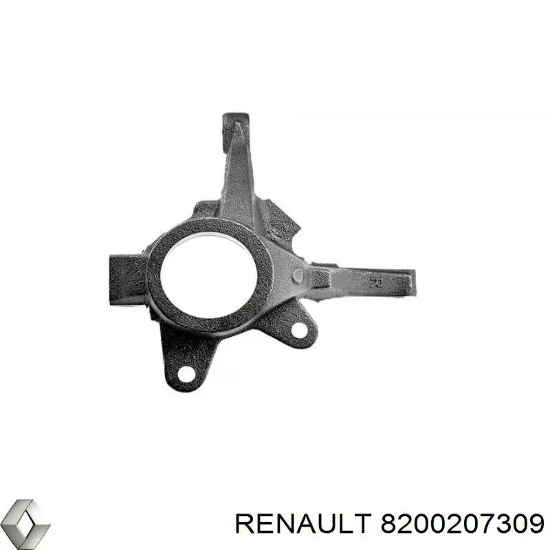 Цапфа (поворотный кулак) передний правый 8200207309 Renault (RVI)