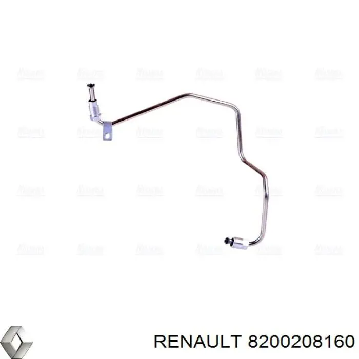 8200208160 Renault (RVI) tubo (mangueira de fornecimento de óleo de turbina)