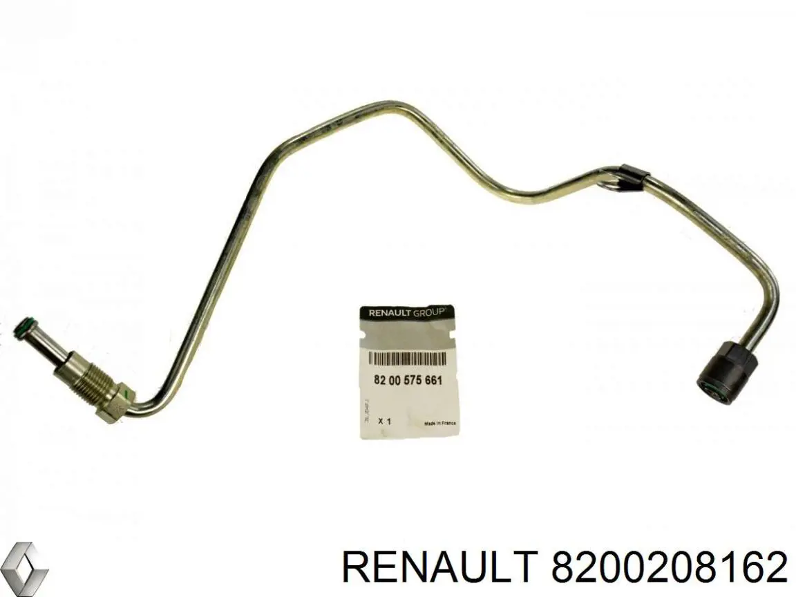 Купить 8200208162 Renault (RVI) Трубка (шланг) подачи масла к турбине