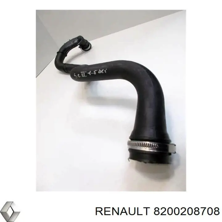 8200208708 Renault (RVI) mangueira (cano derivado esquerda de intercooler)