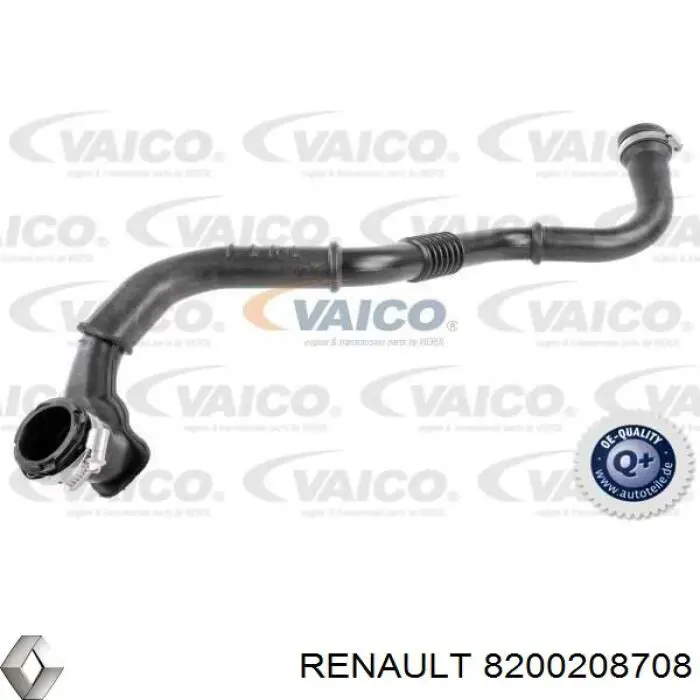 Патрубок интеркулера 8200208708 Renault (RVI)