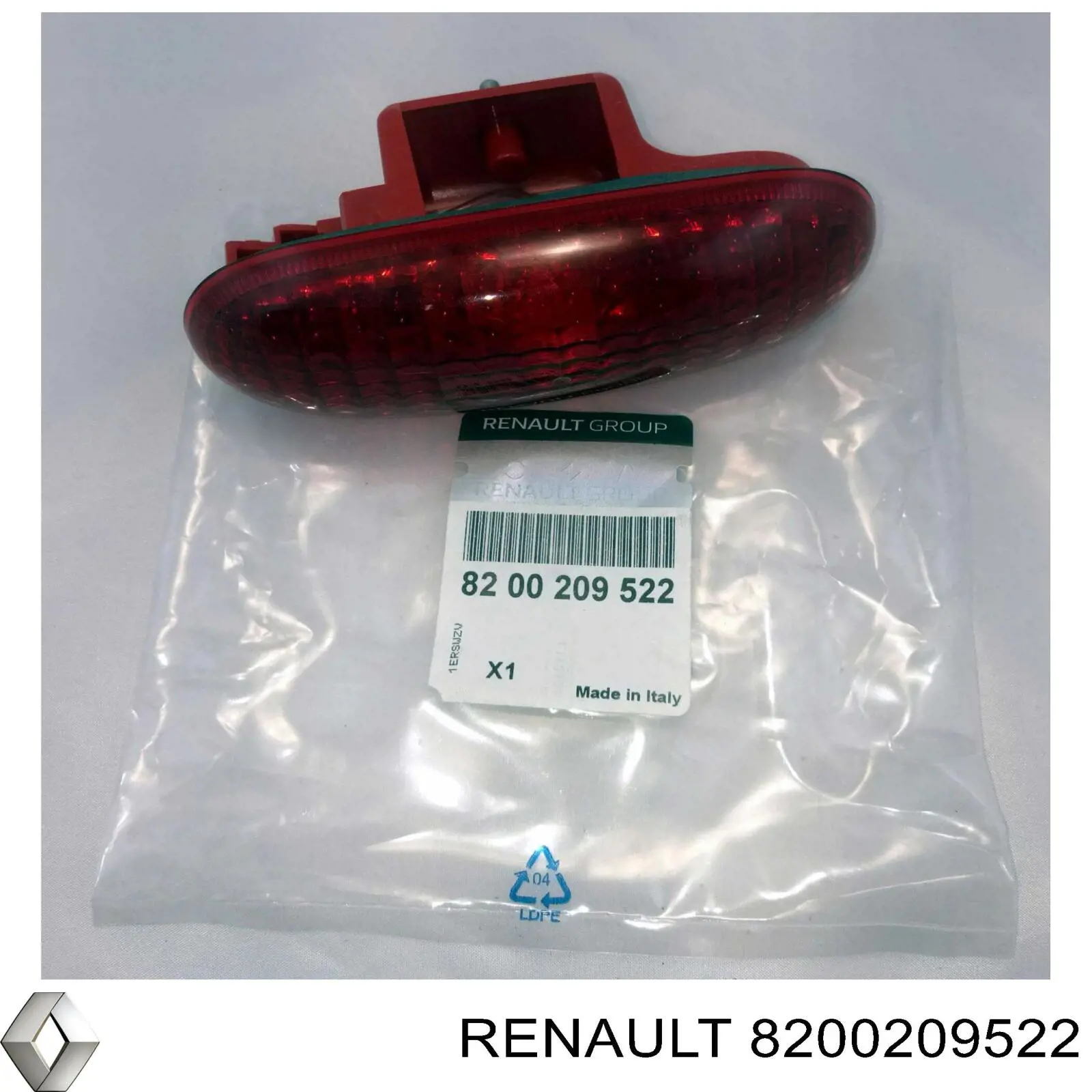 Sinal de parada traseiro adicional Renault (RVI) 8200209522 preço, a partir de 53,26 USD