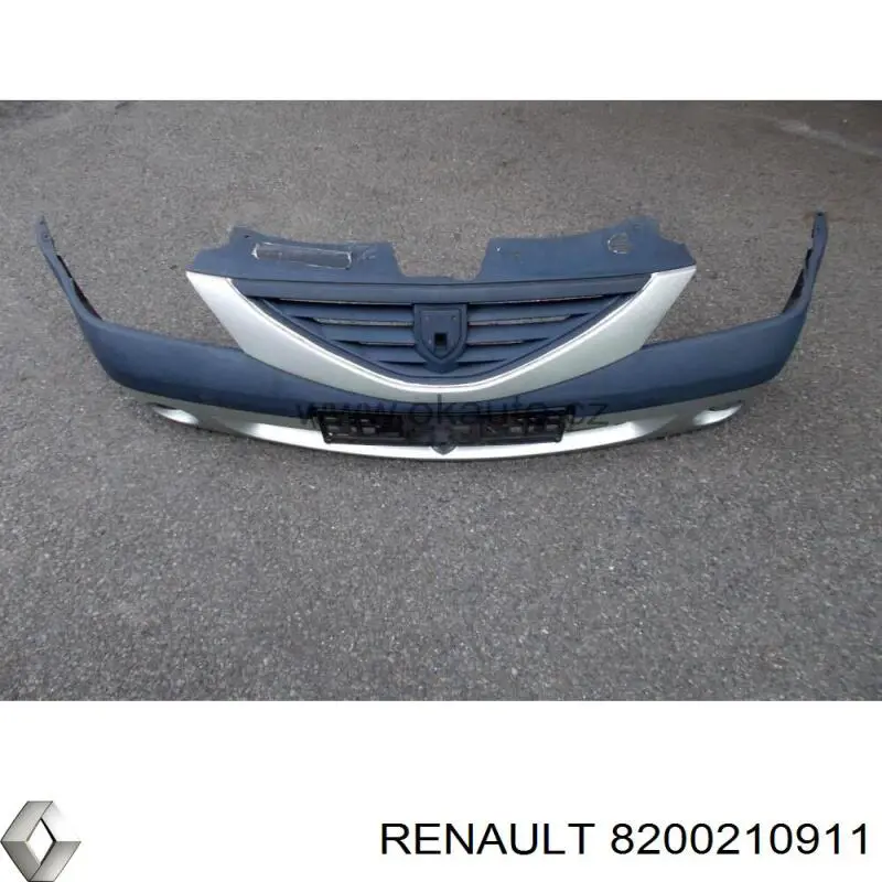 8200210911 Renault (RVI) pára-choque dianteiro