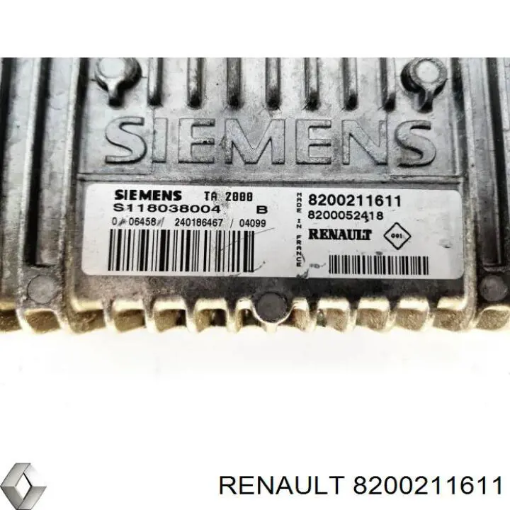 Modulo De Control Electronico (ECU) 8200211611 Renault (RVI)