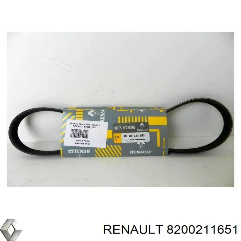 Ремень генератора RENAULT 8200211651