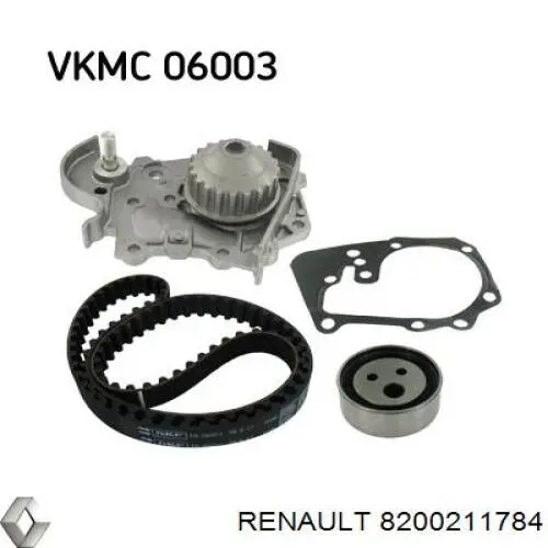 Ролик натяжителя ремня газораспределения Renault (RVI) 8200211784 цена, от 13.09 USD
