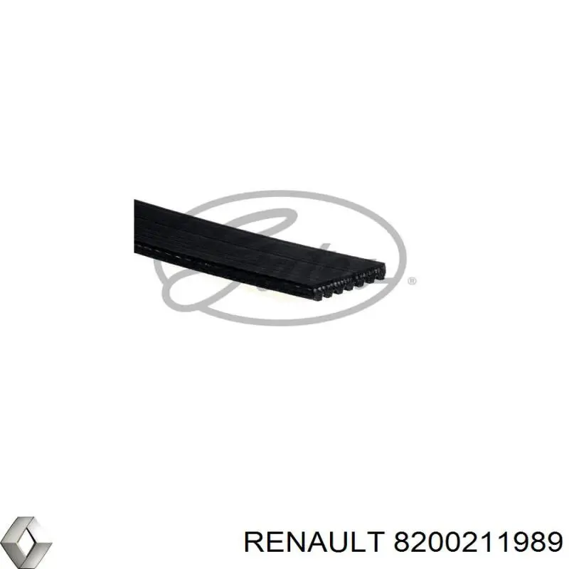 Клиновый ремень Renault (RVI) 8200211989 цена, от 14.88 USD