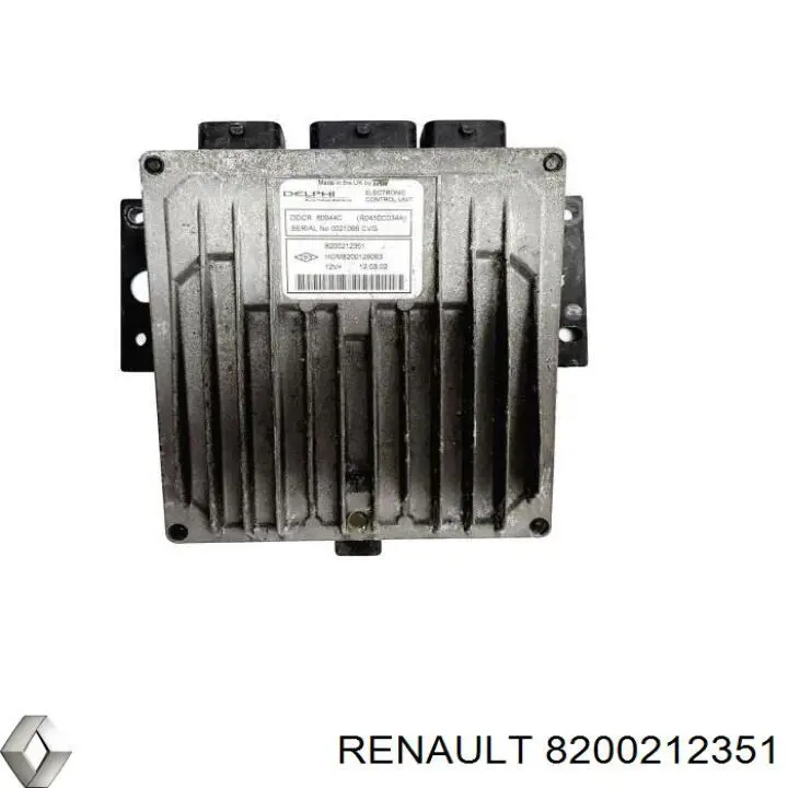Блок управления двигателем 8200212351 Renault (RVI)