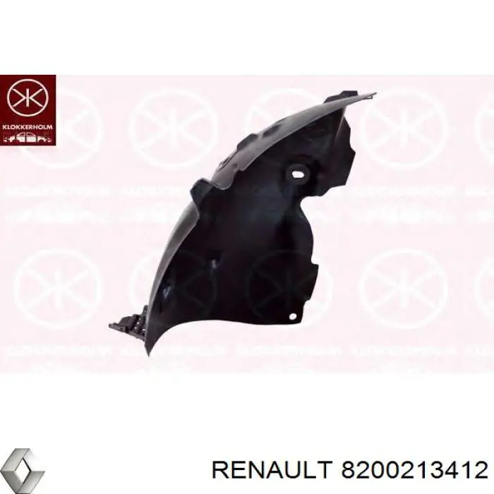 Подкрылок задний правый 8200213412 Renault (RVI)