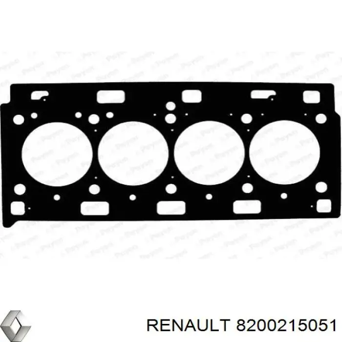 Прокладка ГБЦ 8200215051 Renault (RVI)