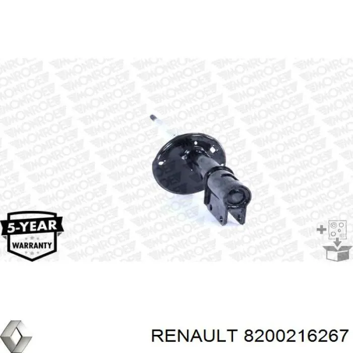 Амортизатор передний 8200216267 Renault (RVI)