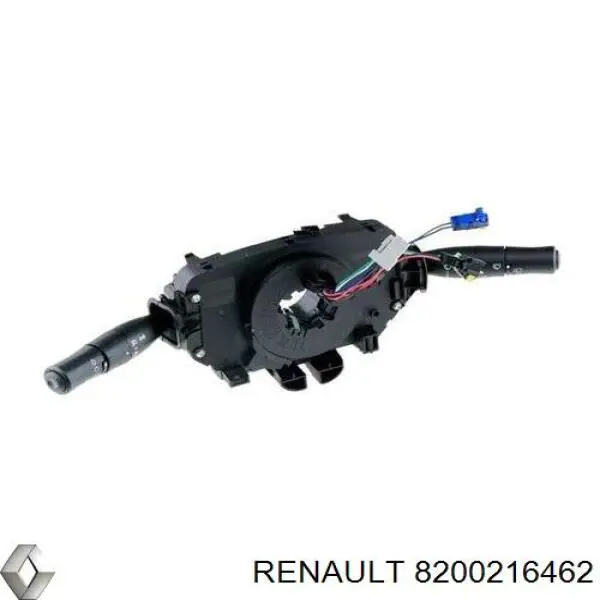 Comutador instalado na coluna da direção, montado 8200216462 Renault (RVI)