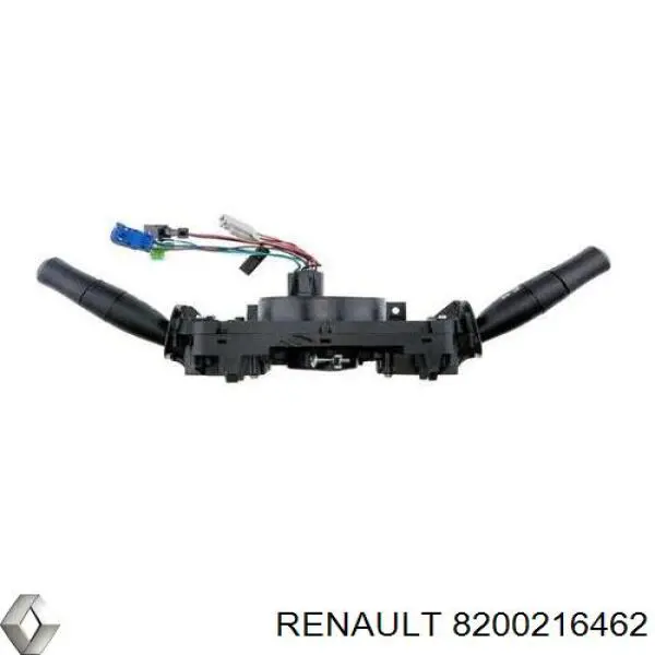 Comutador instalado na coluna da direção, montado 8200216462 Renault (RVI)