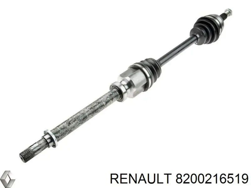 Полуось (привод) передняя правая 8200216519 Renault (RVI)