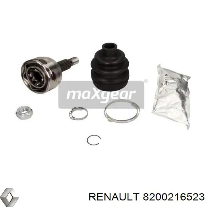 7711368913 Renault (RVI) semieixo (acionador dianteiro esquerdo)