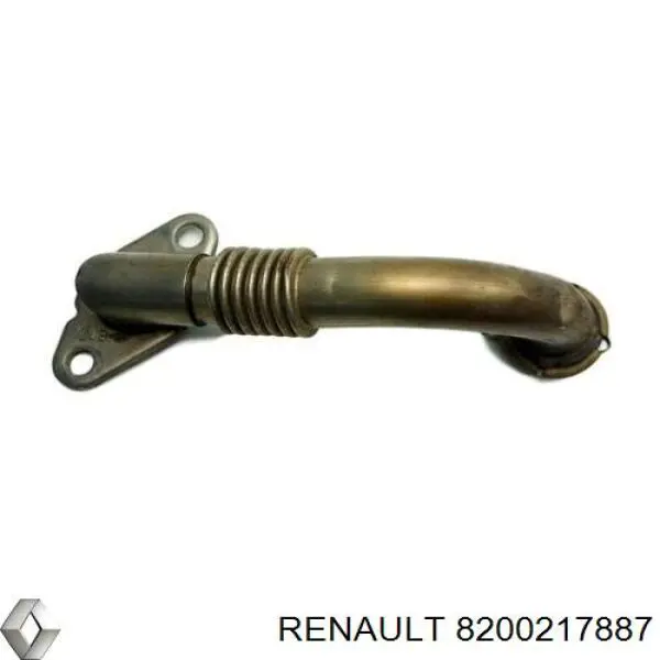 8200217887 Renault (RVI) cano derivado do sistema de recirculação dos gases de escape egr