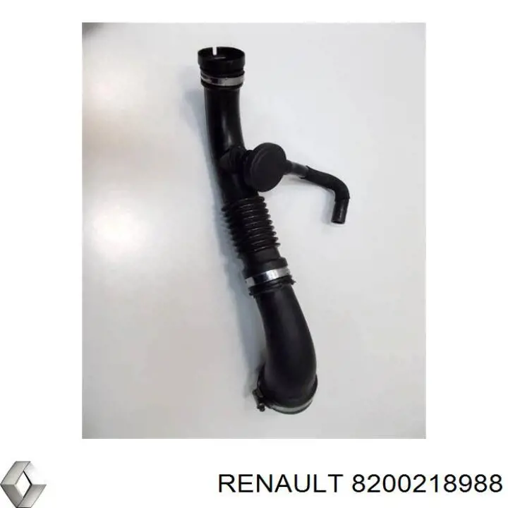 Купить 8200218988 Renault (RVI) Патрубок воздушный, вход в турбину (наддув)