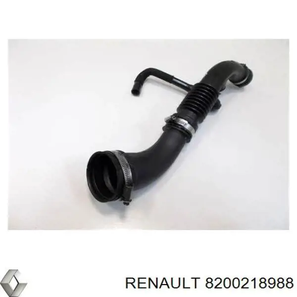 Патрубок воздушный, вход в турбину (наддув) 8200218988 Renault (RVI)