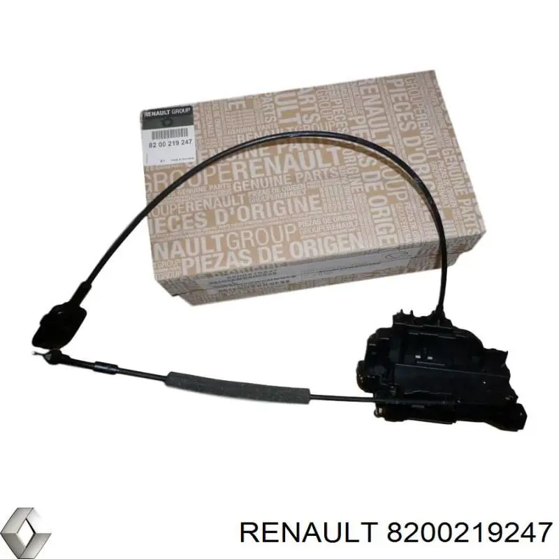 8200219247 Renault (RVI) fecho da porta dianteira direita