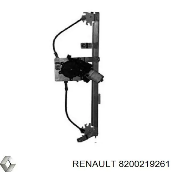 Механизм стеклоподъемника двери задней правой 8200219261 Renault (RVI)