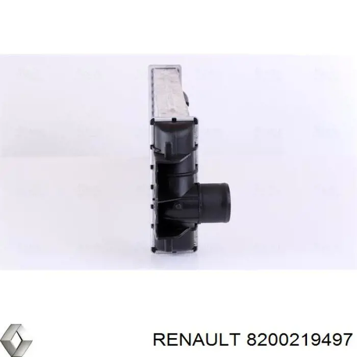 8200219497 Renault (RVI) radiador de intercooler
