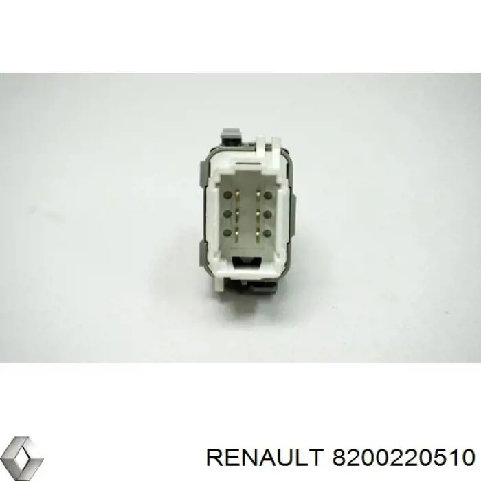 8200220510 Renault (RVI) botão traseiro de ativação de motor de acionamento de vidro