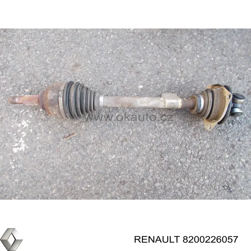 Compre 7711135401 Renault (RVI) Semieixo (acionador) dianteiro esquerdo