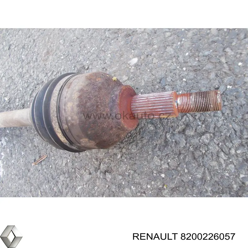 Semieixo (acionador) dianteiro esquerdo Renault (RVI) 7711135401 preço, a partir de 75,73 USD