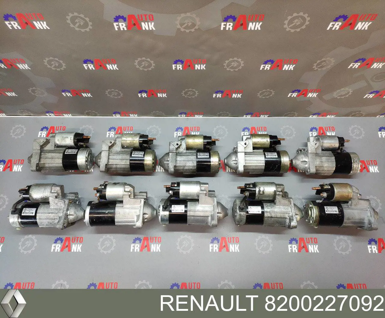 Стартер двигателя Renault (RVI) 8200227092