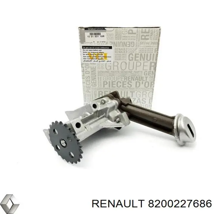 Купить 8200227686 Renault (RVI) Насос маслозакачивающий