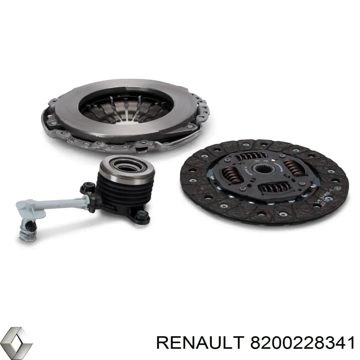 Диск сцепления 8200228341 Renault (RVI)