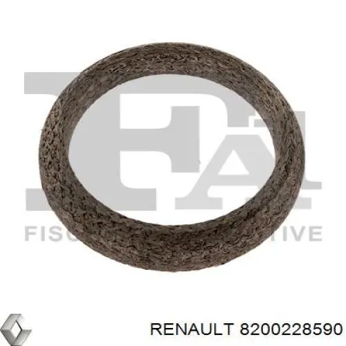 Кольцо приемной трубы глушителя Renault (RVI) 8200228590