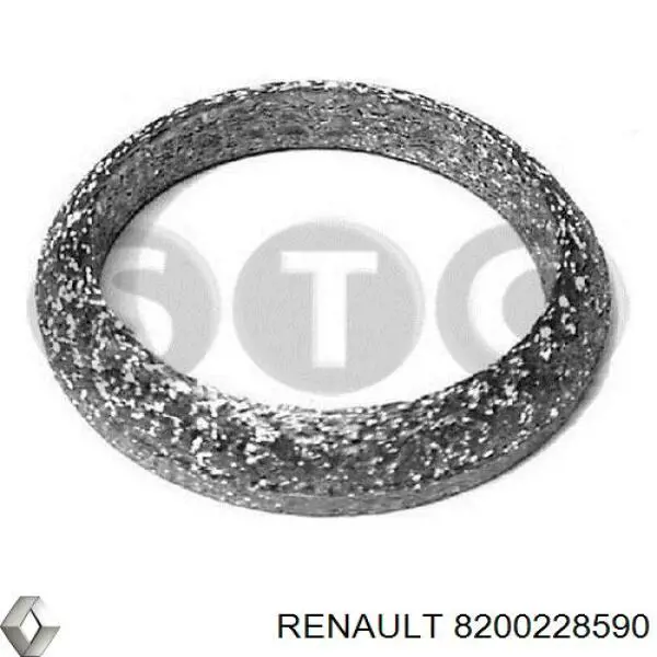 Кольцо приемной трубы глушителя уплотнительное Renault (RVI) 8200228590 цена, от 3.24 USD