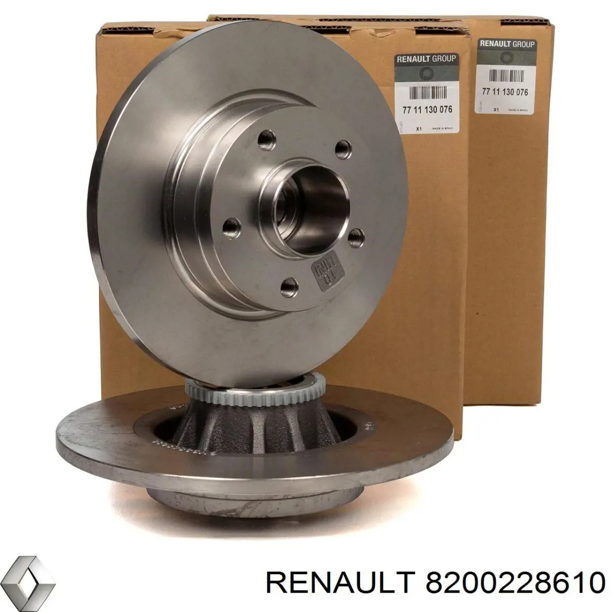 8200228610 Renault (RVI) диск тормозной задний