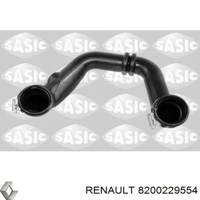 Cano derivado de ar, saída de turbina (supercompressão) 8200229554 Renault (RVI)