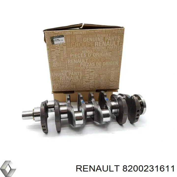 8200231611 Renault (RVI) коленвал двигателя