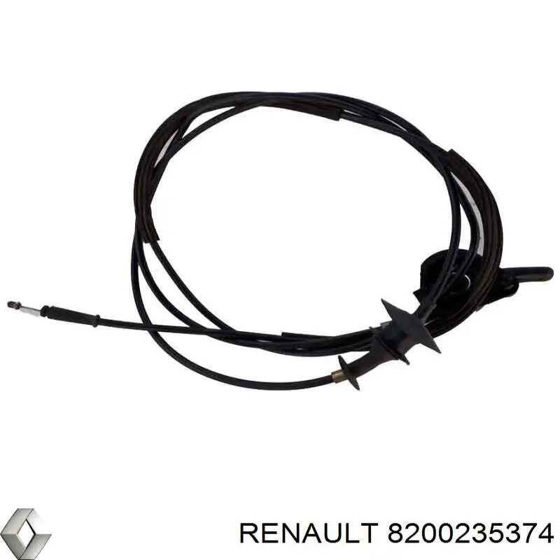 Трос открывания капота 8200235374 Renault (RVI)