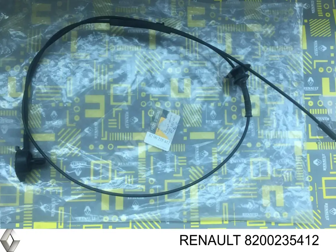 Трос открывания капота Renault (RVI) 8200235412 цена, от 42.76 USD