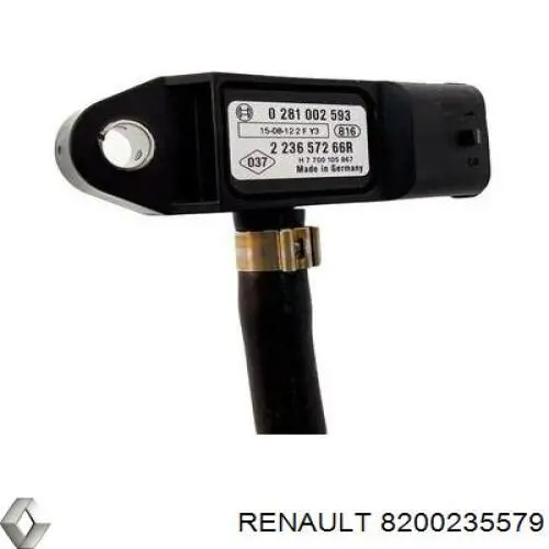 Купить 8200235579 Renault (RVI) Патрубок интеркулера