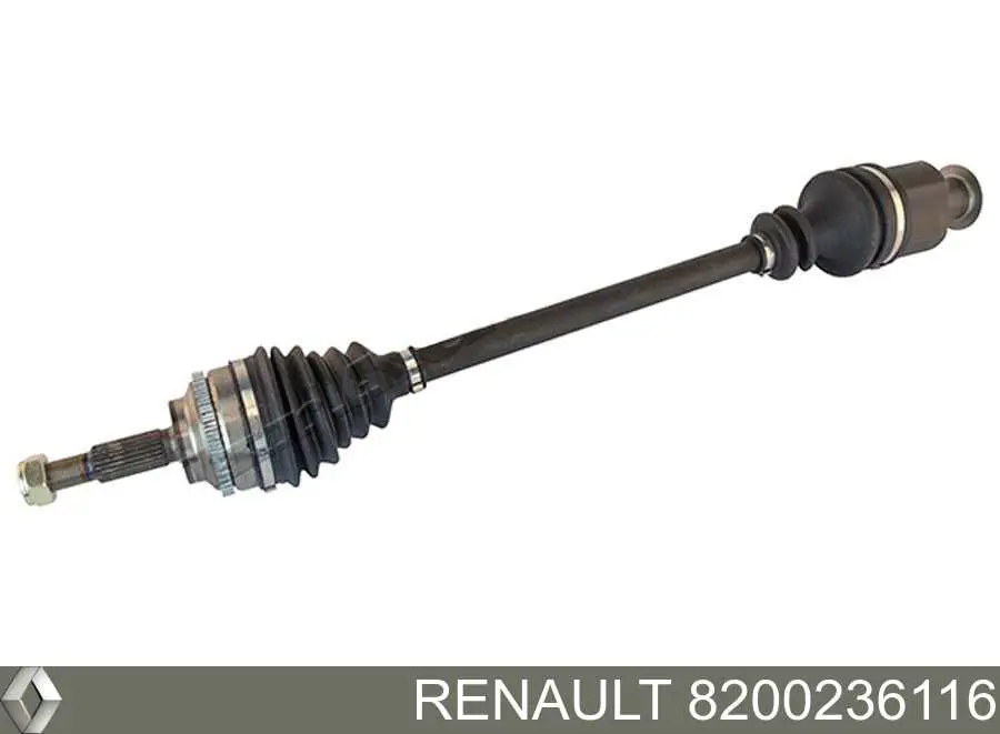 Правая полуось 8200236116 Renault (RVI)