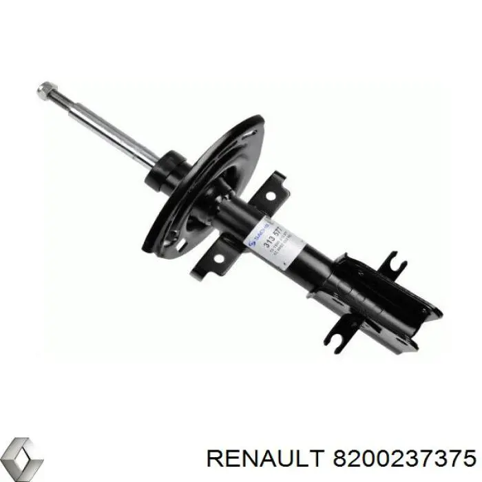 Amortiguador delantero 8200237375 Renault (RVI)