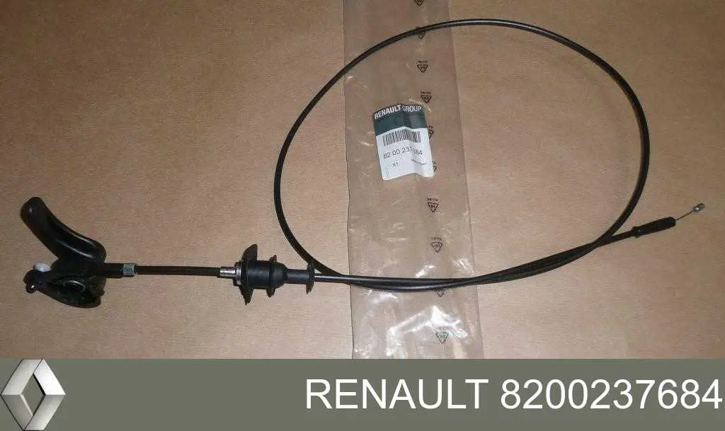 Трос открывания капота 8200237684 Renault (RVI)