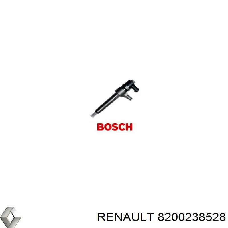 8200238528 Renault (RVI) injetor de injeção de combustível