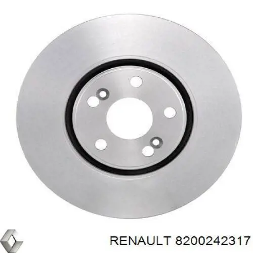8200242317 Renault (RVI) диск тормозной передний