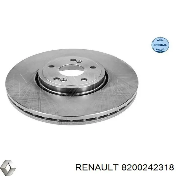 Тормоз дисковый передний Renault (RVI) 8200242318 цена, от 60.68 USD