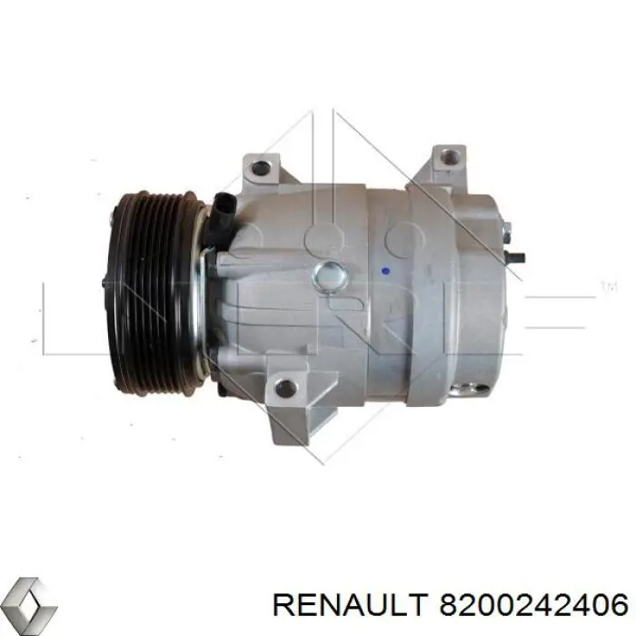 Компрессор кондиционера 8200242406 Renault (RVI)