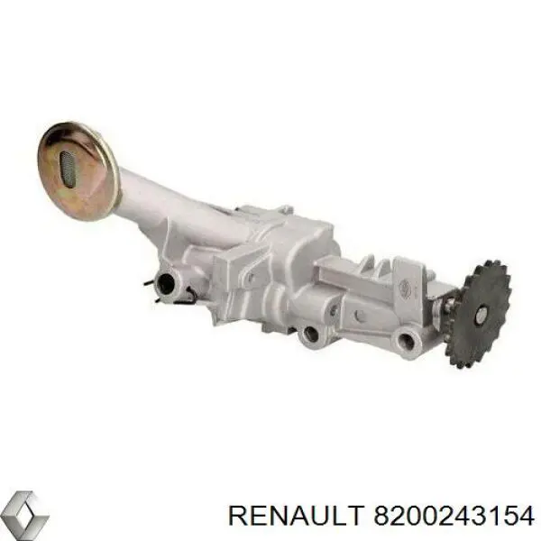 Bomba de aceite 8200243154 Renault (RVI)